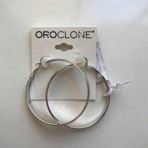 Silver Hoop Earrings